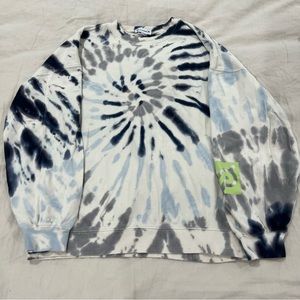 Blue Tie Dye Peloton Crewneck Sweatshirt